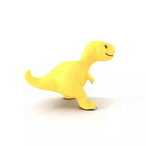 Yellow Dino Plush model pack