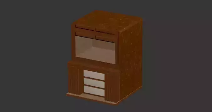 wooden TV case