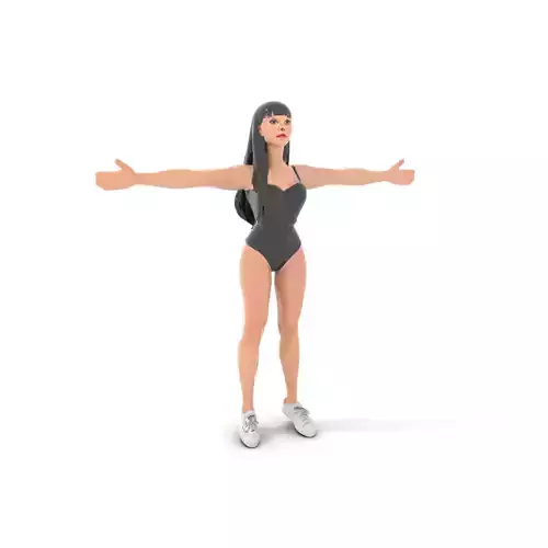 Elegant Swimsuit Model Pack