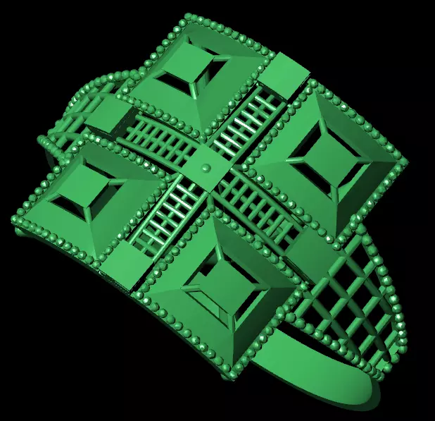 Rings 3D print model_2