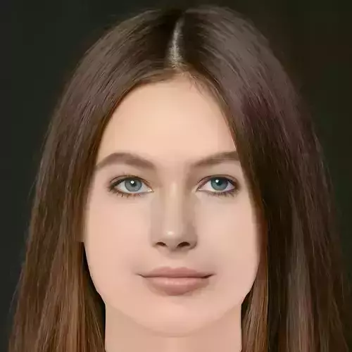 Grace Burns Head - No Hair - Low poly head for game