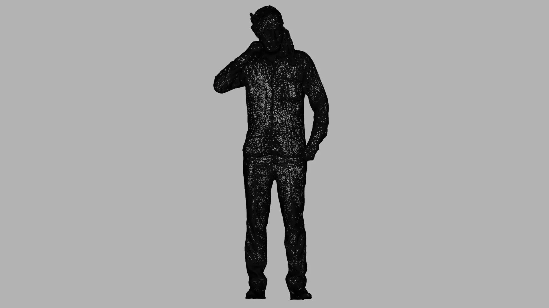 Indian Farmer Man 3D scanned Model in Traditional Look 3D model_1