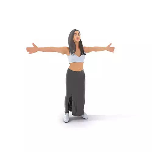 Dynamic Fitness Woman model pack