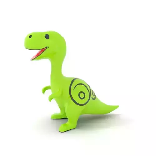 Green Dino Cartoon model pack