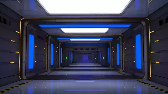 Sci Fi Corridor Interior