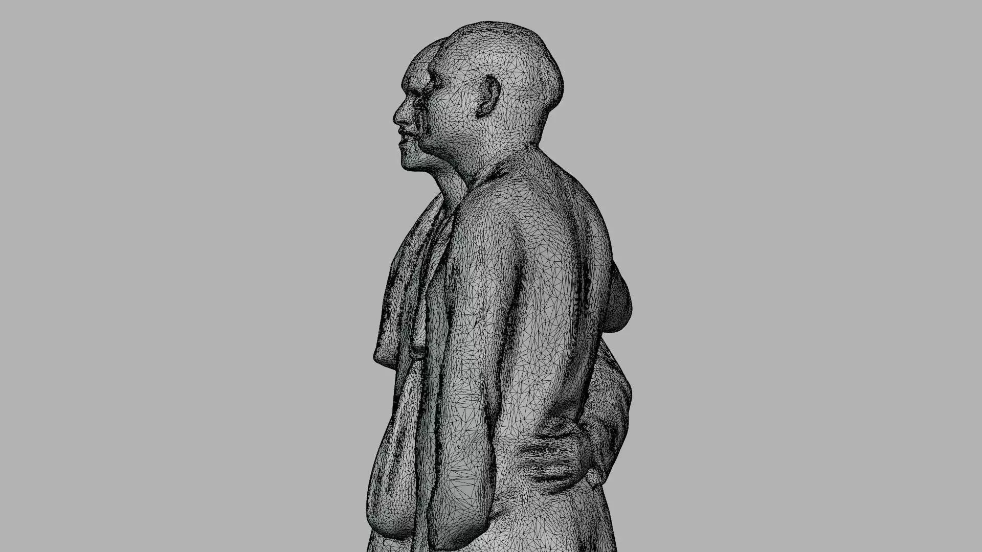 Indian Pandit Men 3D scanned Model in Spiritual Look 3D model_12