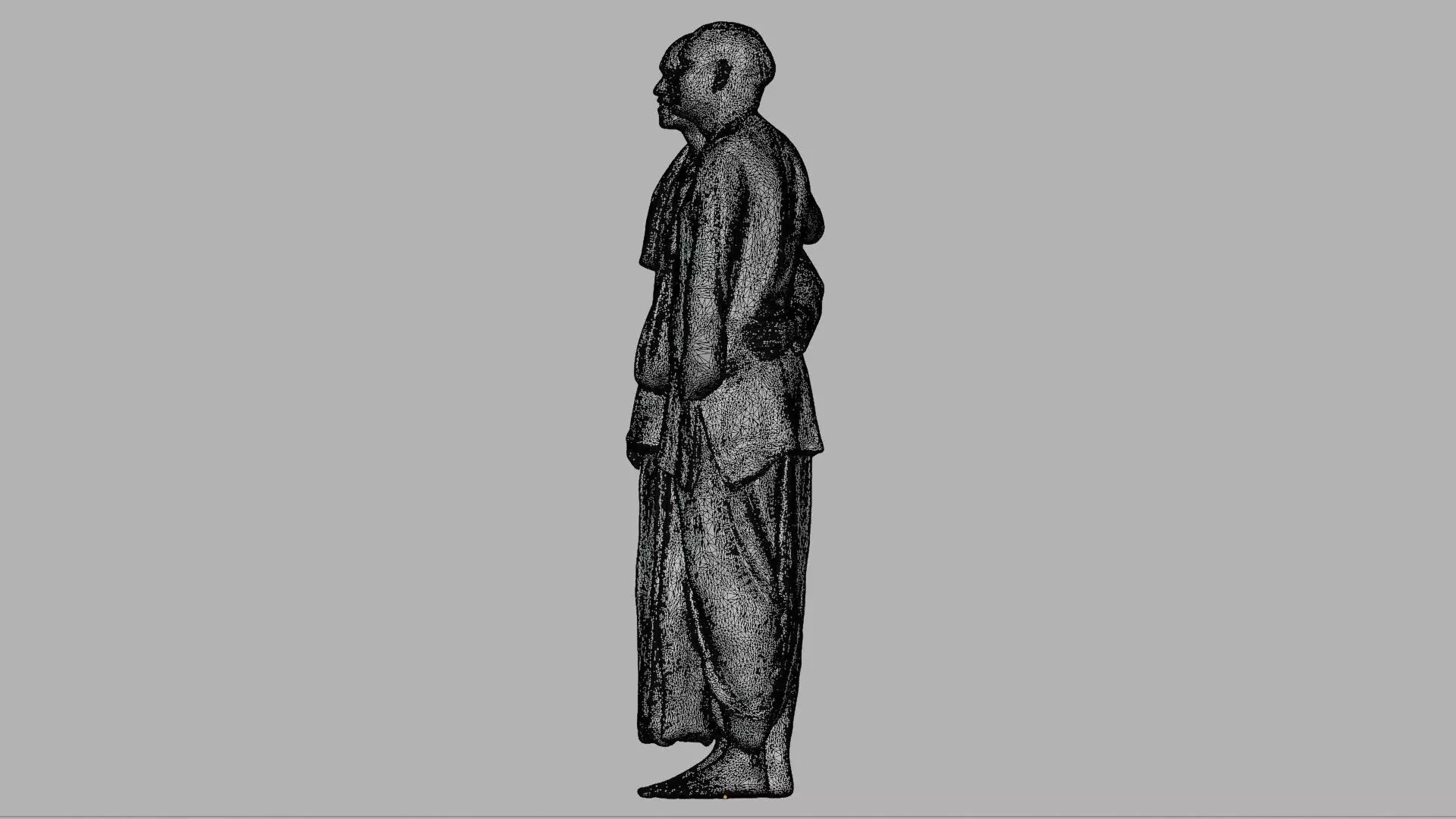 Indian Pandit Men 3D scanned Model in Spiritual Look 3D model_5