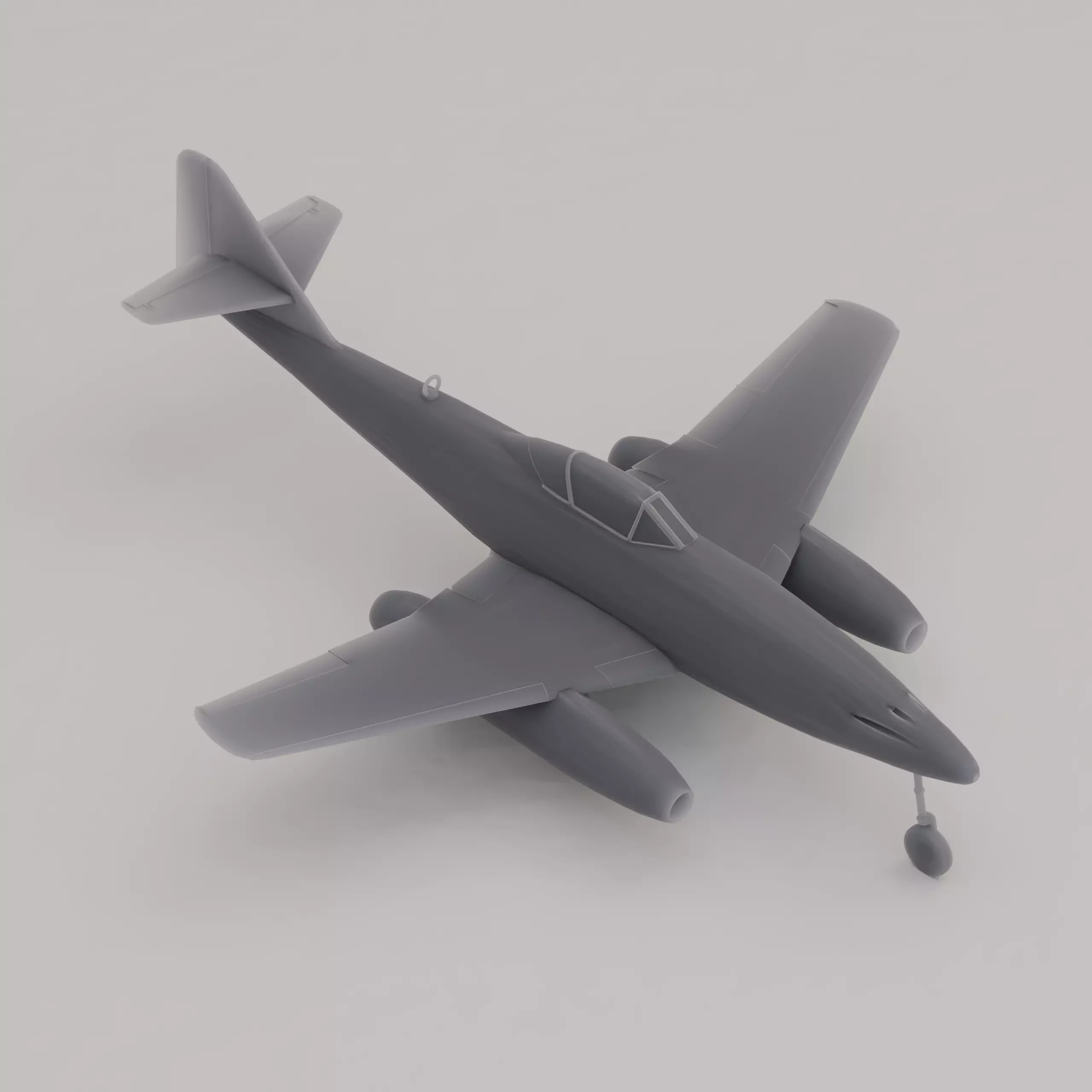 Messerschmitt Me 262 Jet Fighter Germany WWII 1944 3D print model_2