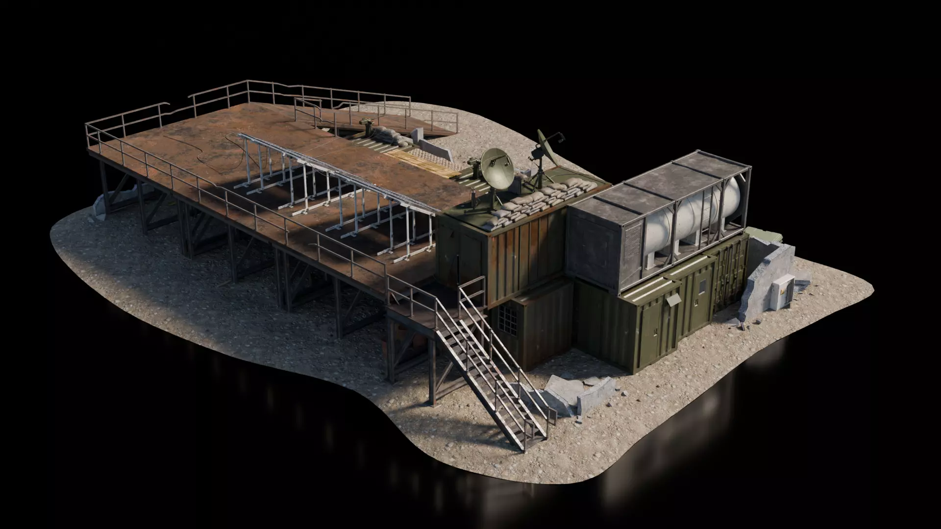 Warzone - Command Center 3D model_1