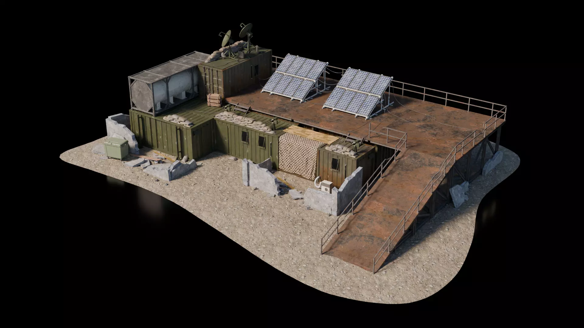 Warzone - Command Center 3D model_0