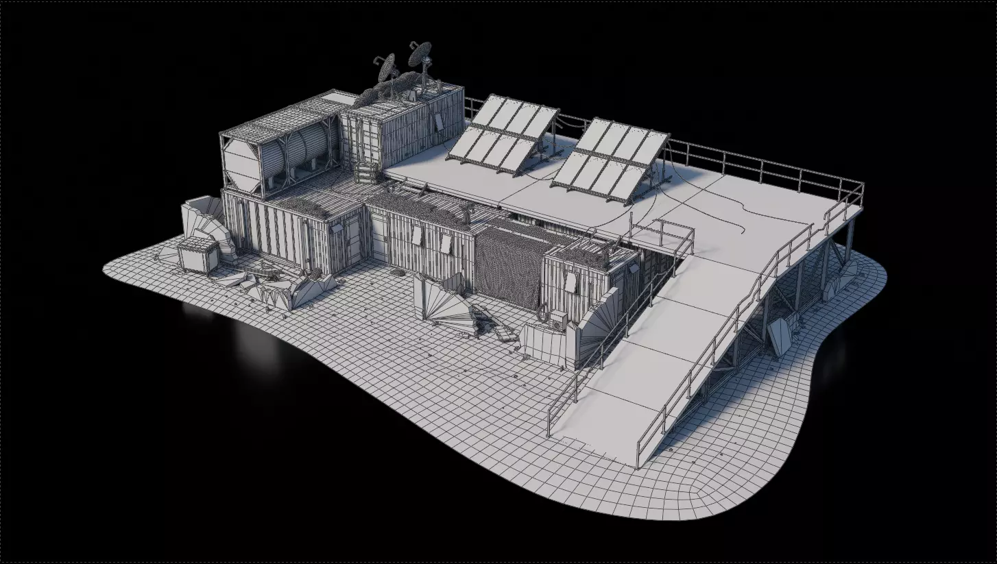 Warzone - Command Center 3D model_4