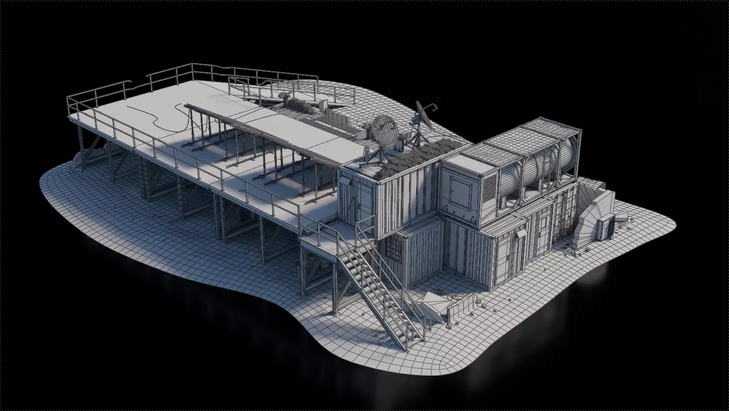 Warzone - Command Center 3D model_5