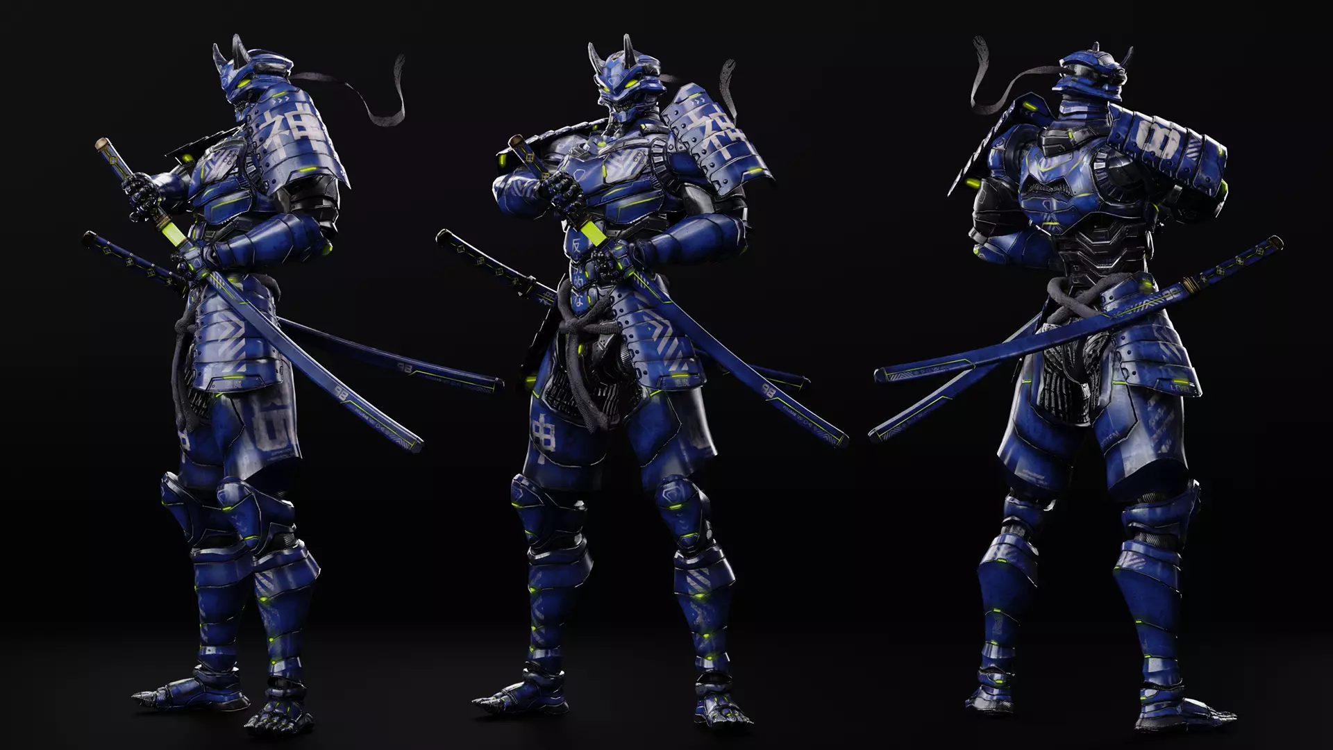 LOW POLY CYBERNETIC - WRATH - 7 DEADLY SINS MECHA SERIES Low-poly 3D model_14