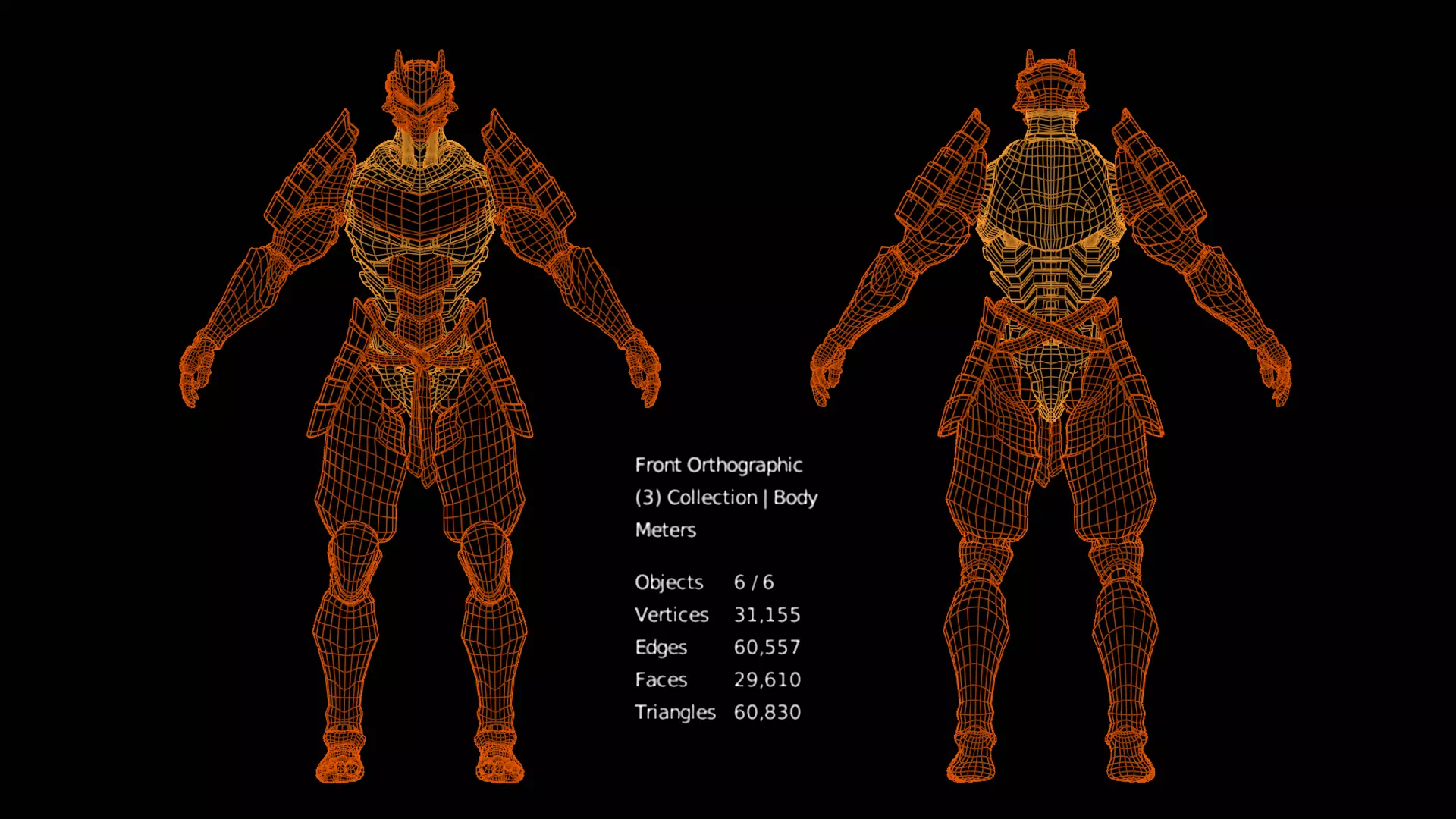 LOW POLY CYBERNETIC - WRATH - 7 DEADLY SINS MECHA SERIES Low-poly 3D model_28
