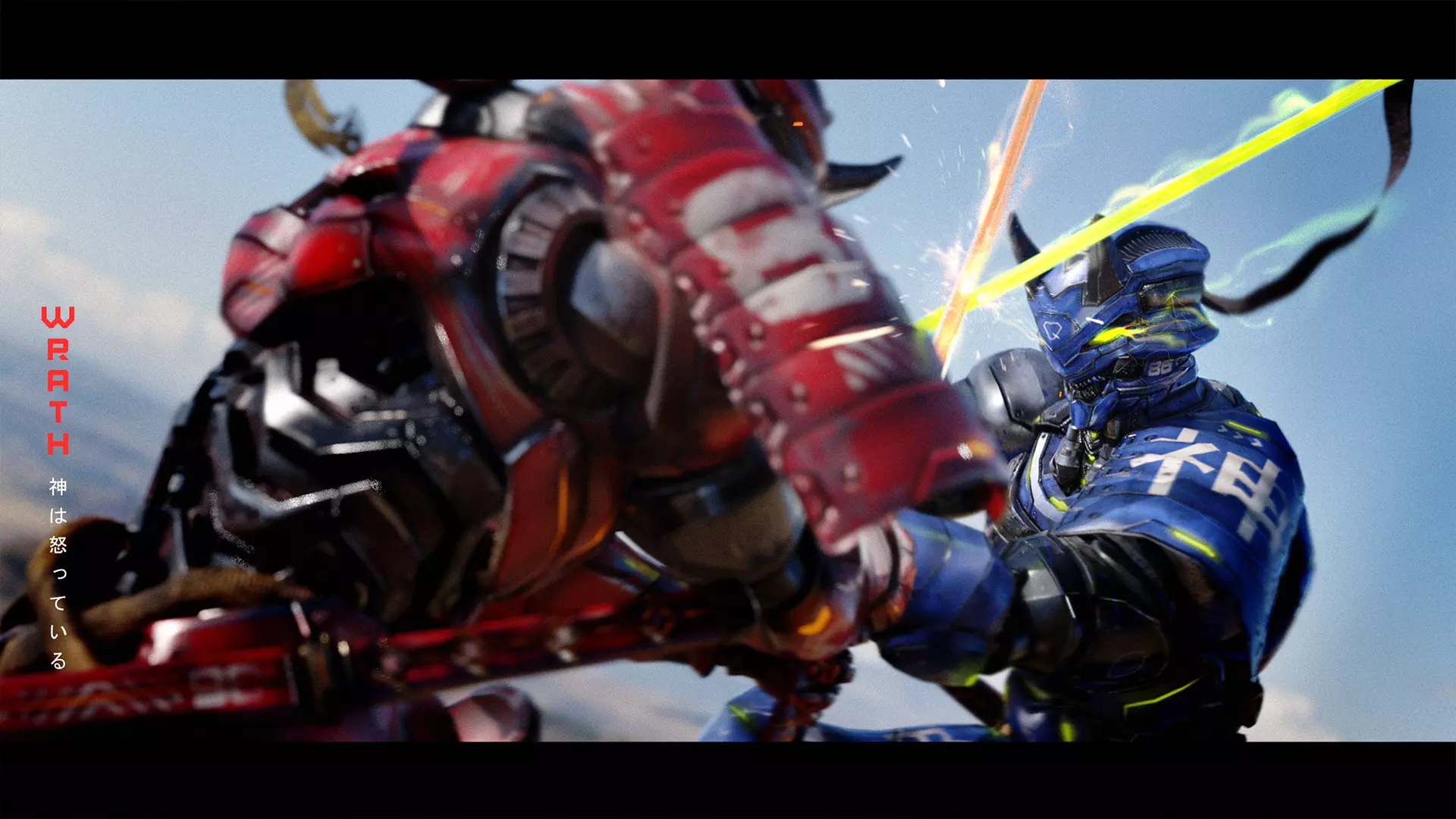 LOW POLY CYBERNETIC - WRATH - 7 DEADLY SINS MECHA SERIES Low-poly 3D model_3