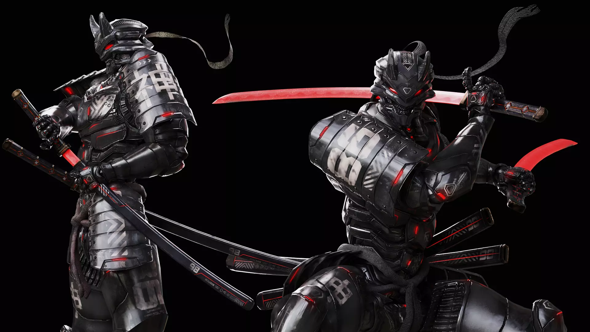 LOW POLY CYBERNETIC - WRATH - 7 DEADLY SINS MECHA SERIES Low-poly 3D model_12