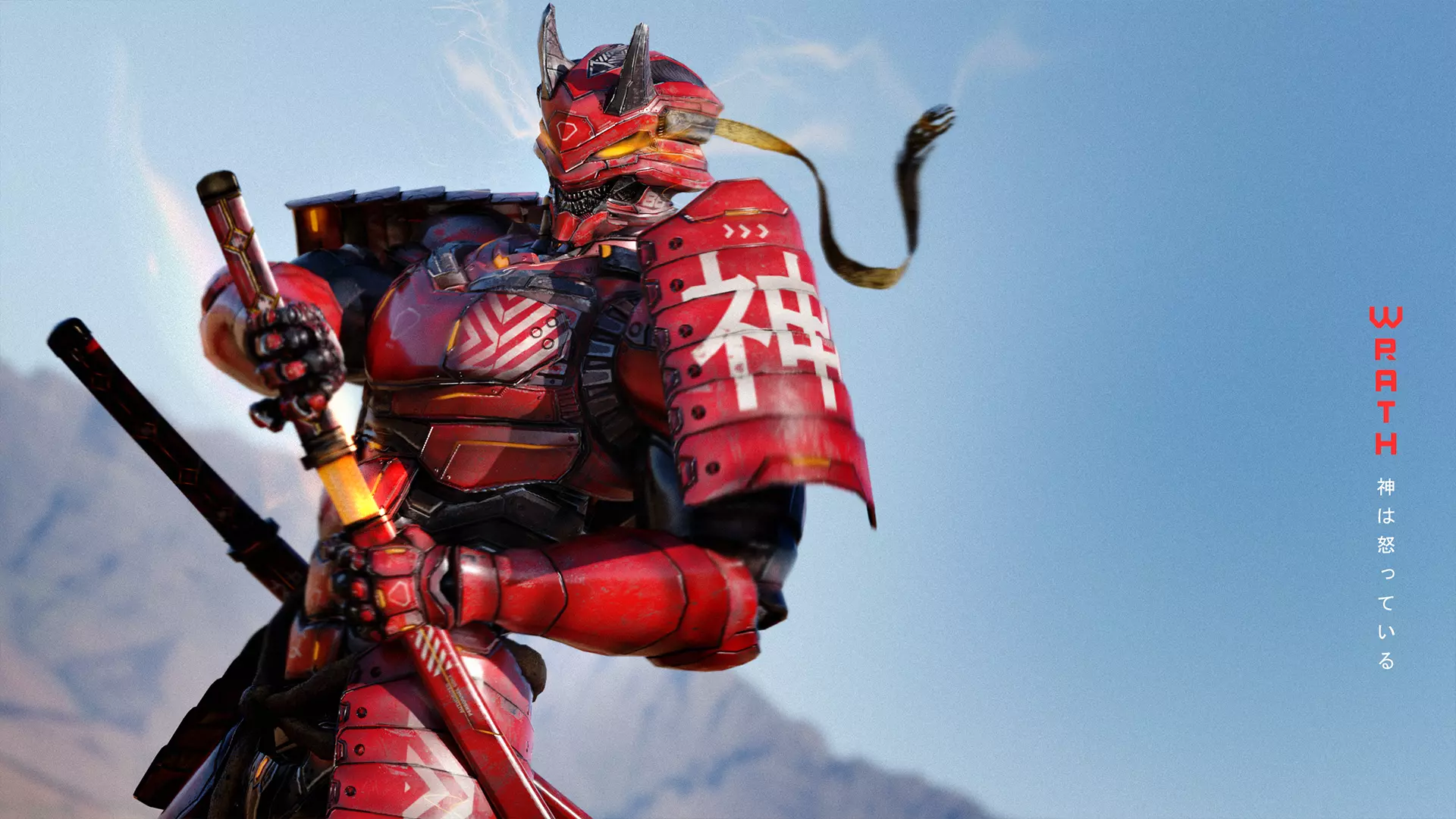 LOW POLY CYBERNETIC - WRATH - 7 DEADLY SINS MECHA SERIES Low-poly 3D model_1