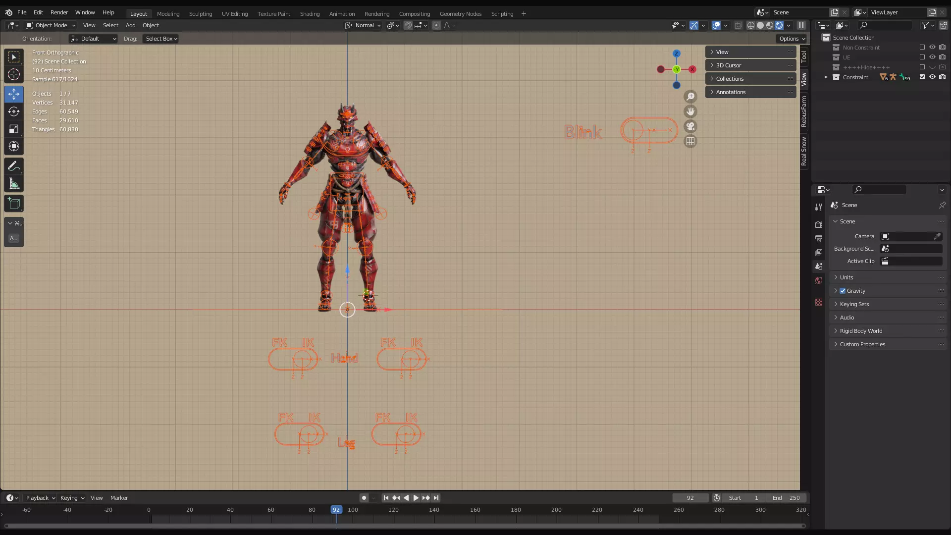 LOW POLY CYBERNETIC - WRATH - 7 DEADLY SINS MECHA SERIES Low-poly 3D model_30
