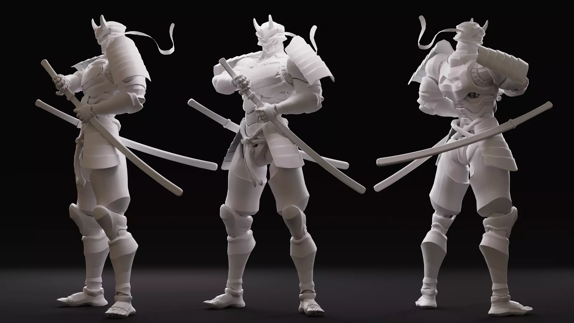 LOW POLY CYBERNETIC - WRATH - 7 DEADLY SINS MECHA SERIES Low-poly 3D model_17