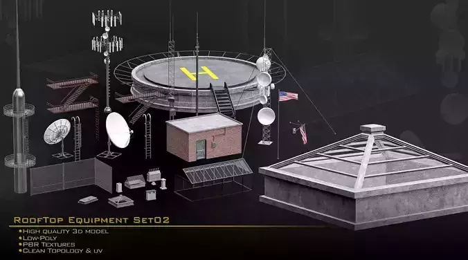 Rooftop Equipments Set02