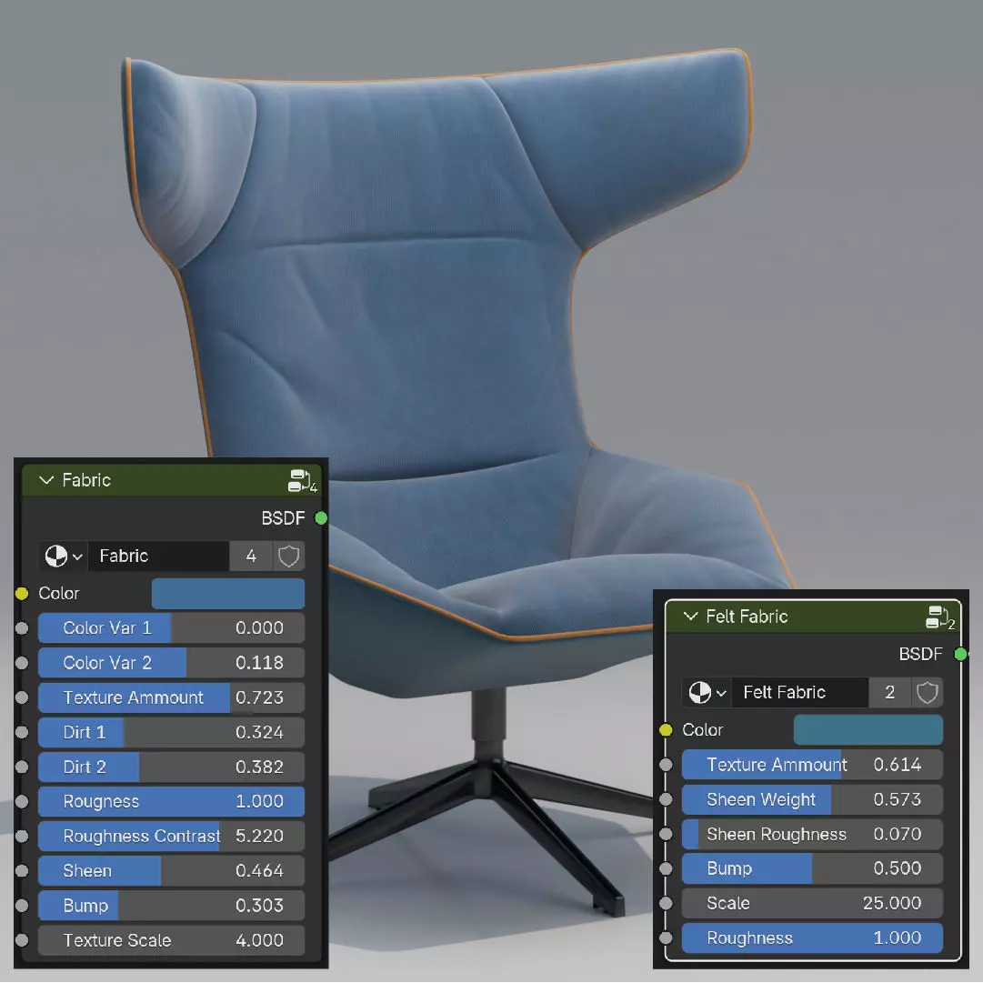 Take a Line For a Walk Armchair 3D model_3