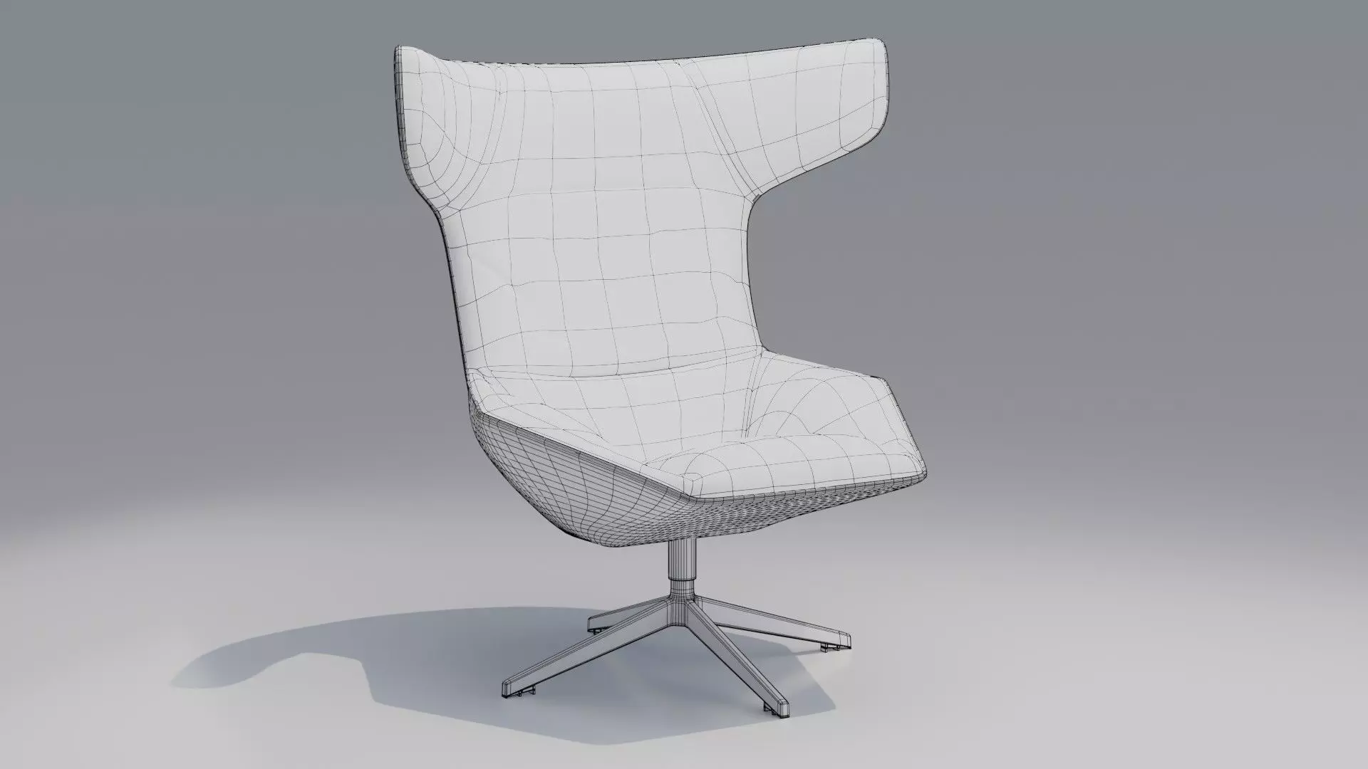 Take a Line For a Walk Armchair 3D model_14