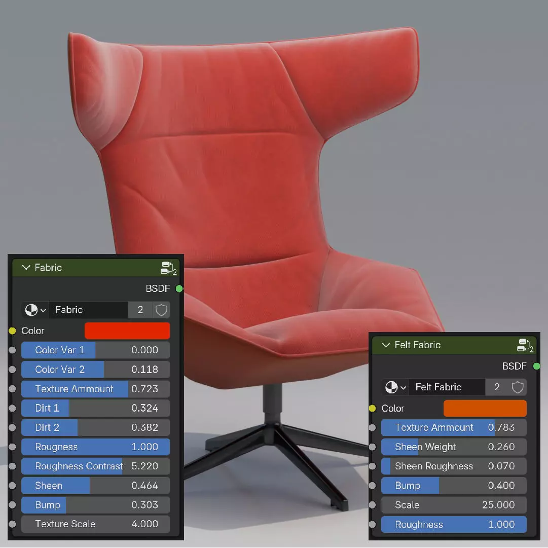 Take a Line For a Walk Armchair 3D model_2
