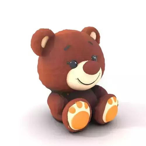 Cuddly Brown Bear model pack