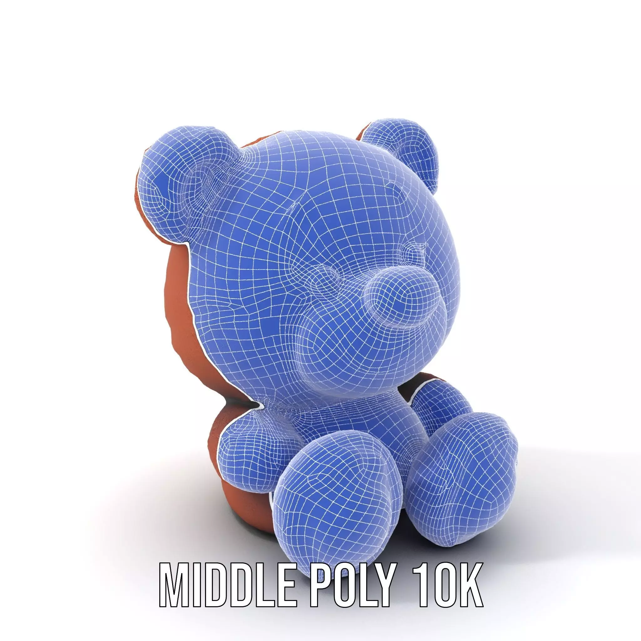 Cuddly Brown Bear model pack Low-poly 3D model_17