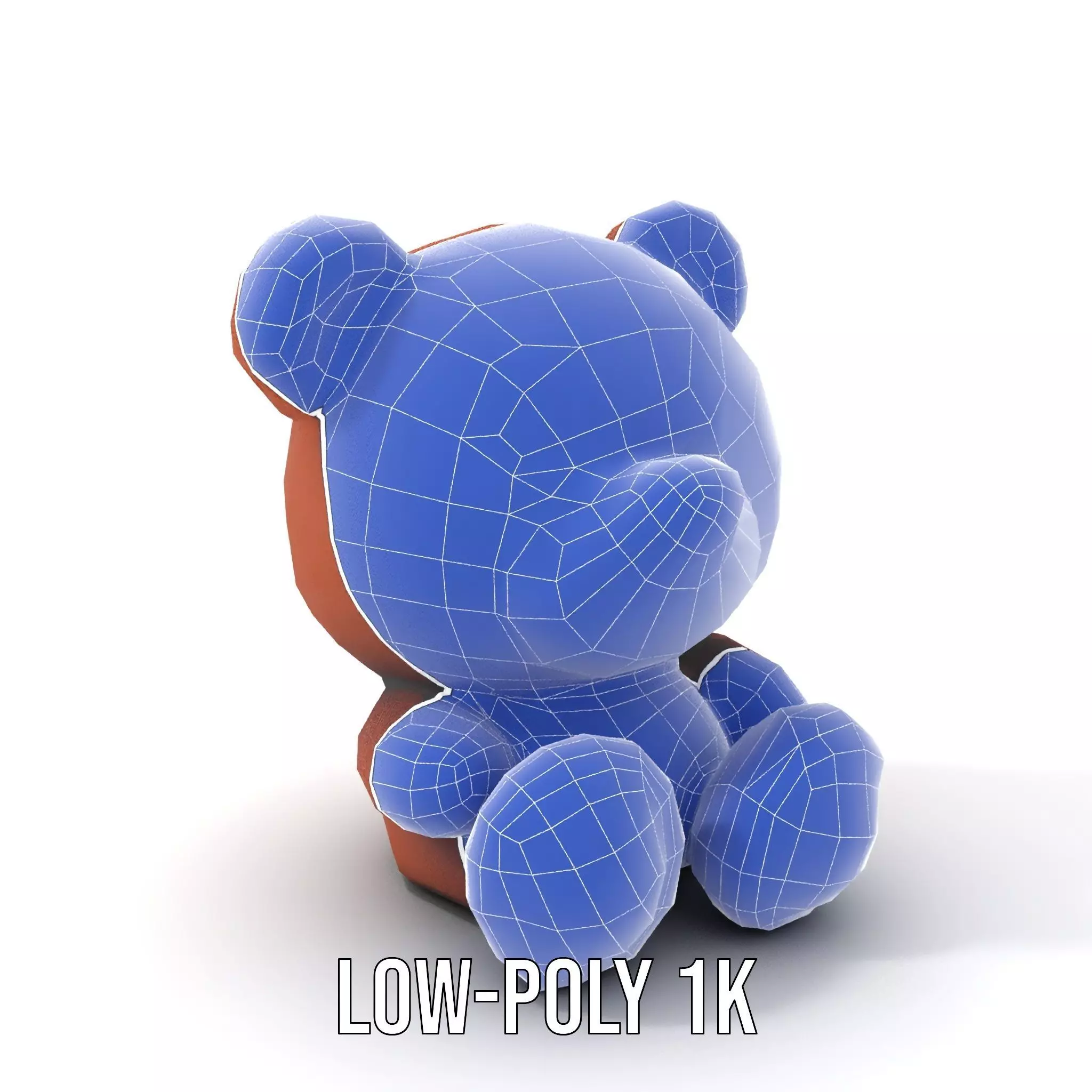 Cuddly Brown Bear model pack Low-poly 3D model_24