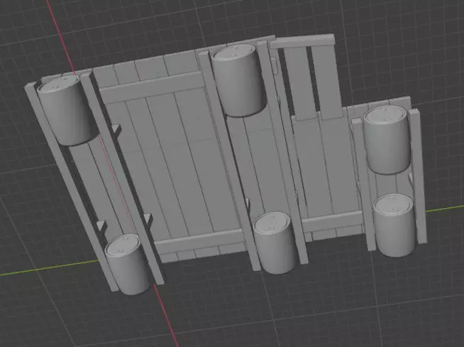 Miniature Barrel Boat Home 3D Print STL 3D print model_4