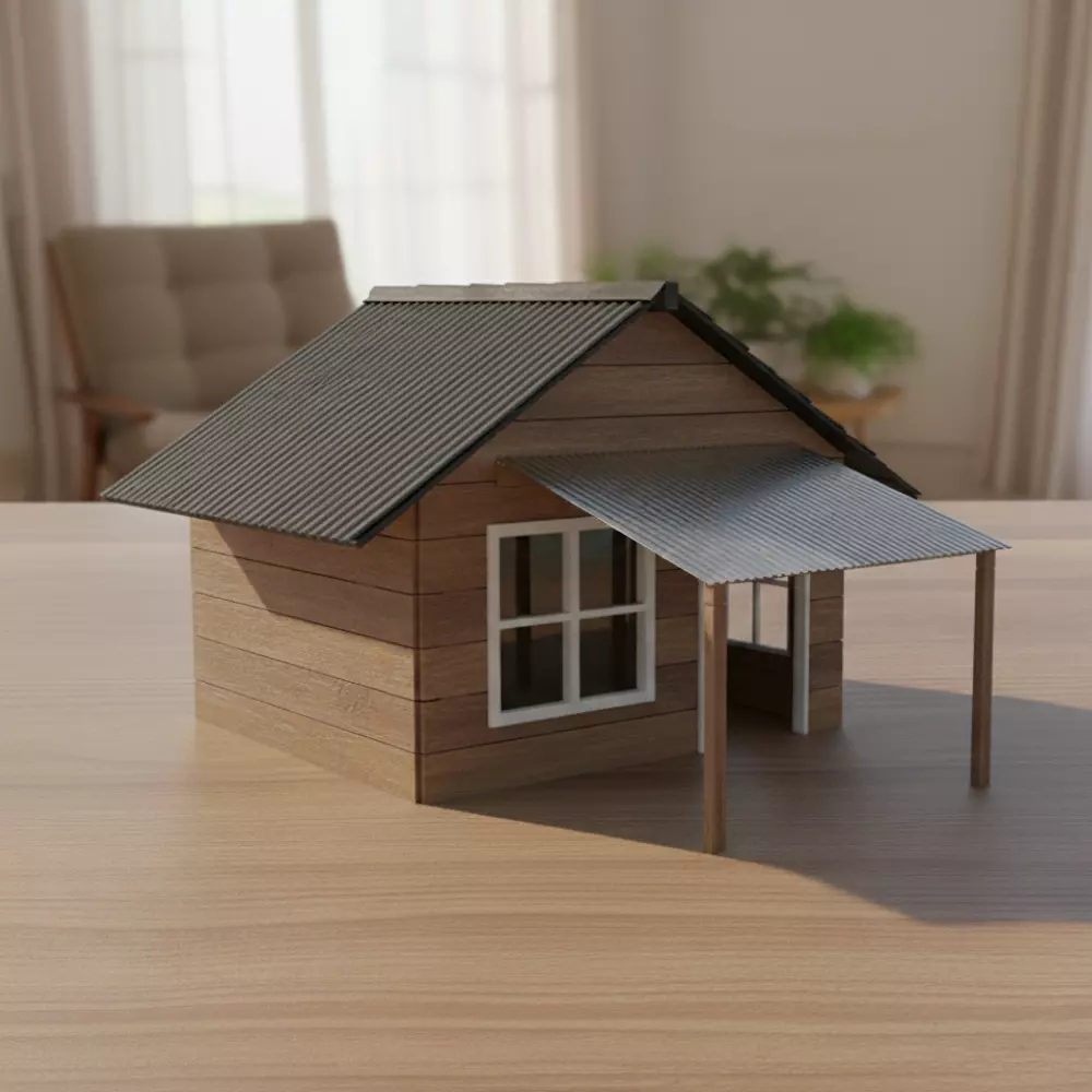 Miniature Barrel Boat Home 3D Print STL 3D print model_2