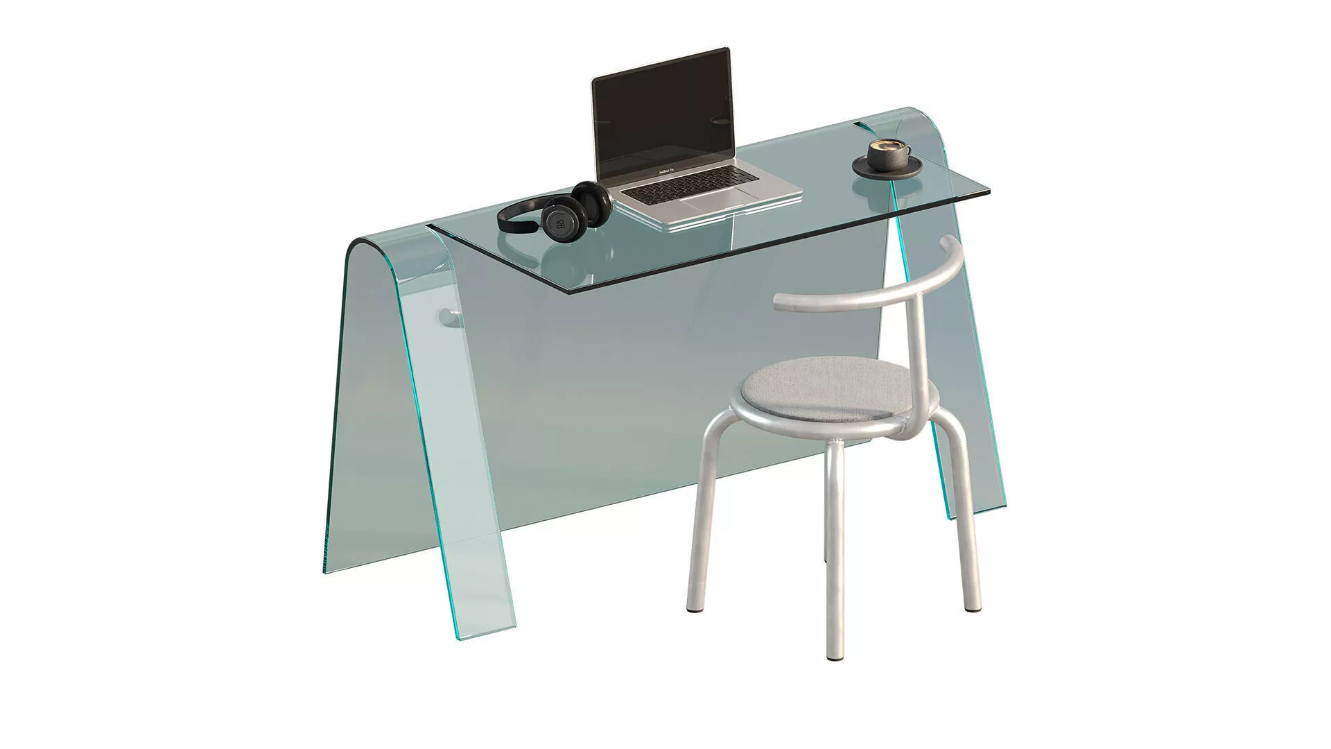 Glas Italia Folio Desk 3D model