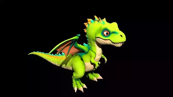 Baby Dragon Rex  Printable Edition