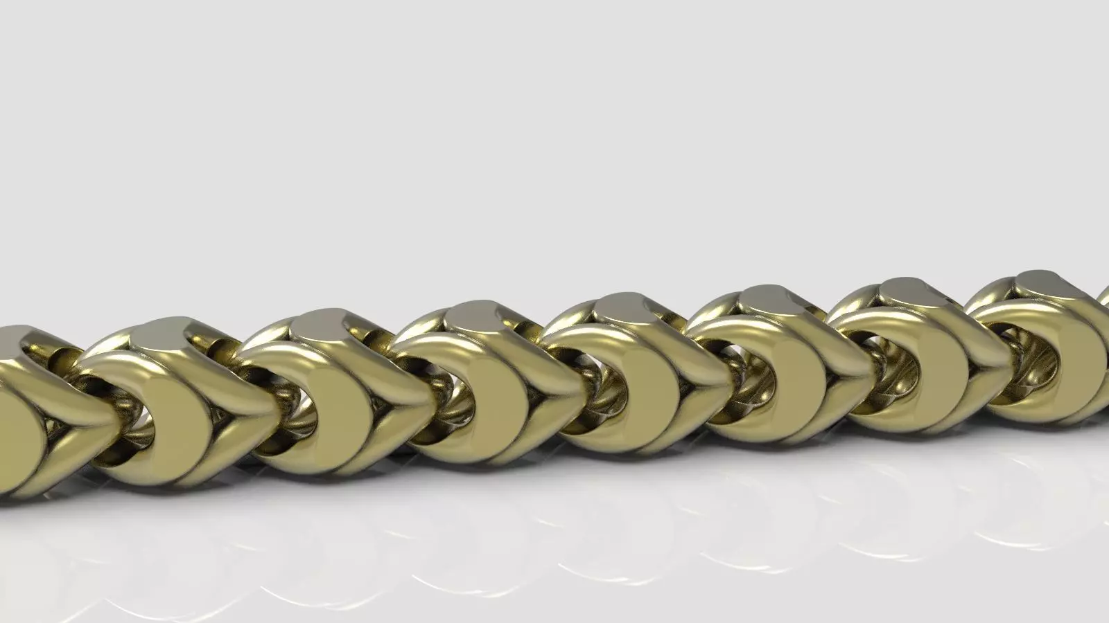 Fox tail chain 3D print model