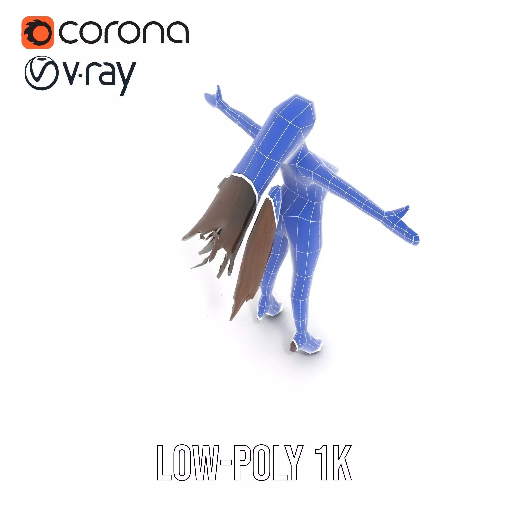 Dynamic Red Bikini model pack Low-poly 3D model_11