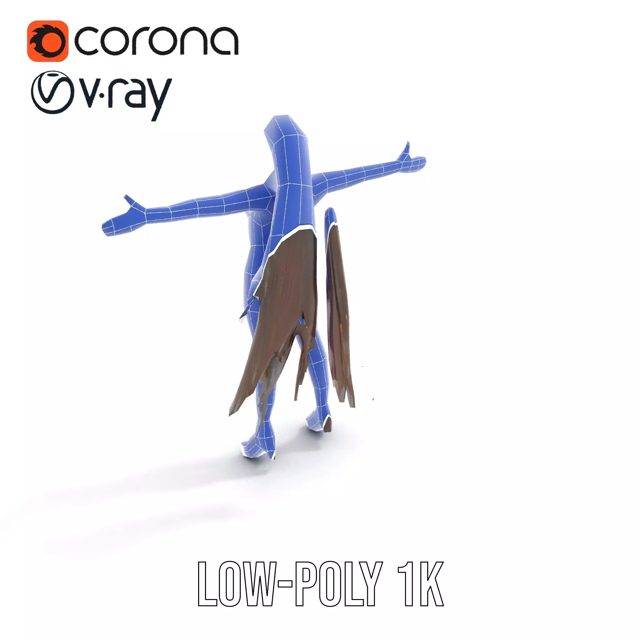 Dynamic Red Bikini model pack Low-poly 3D model_28