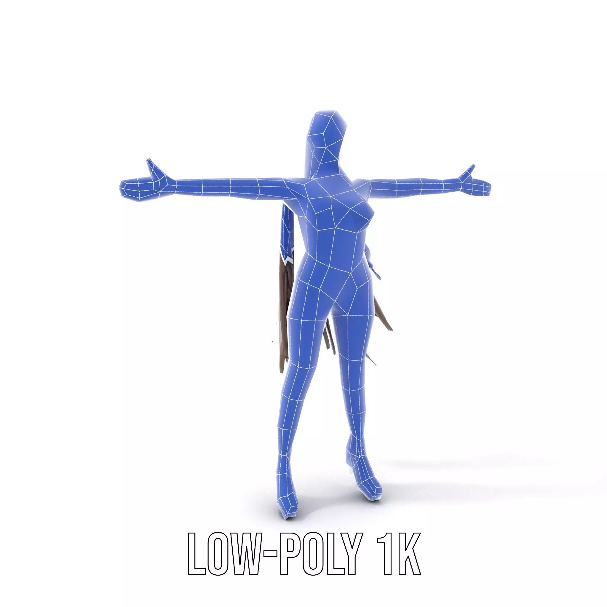 Dynamic Red Bikini model pack Low-poly 3D model_22