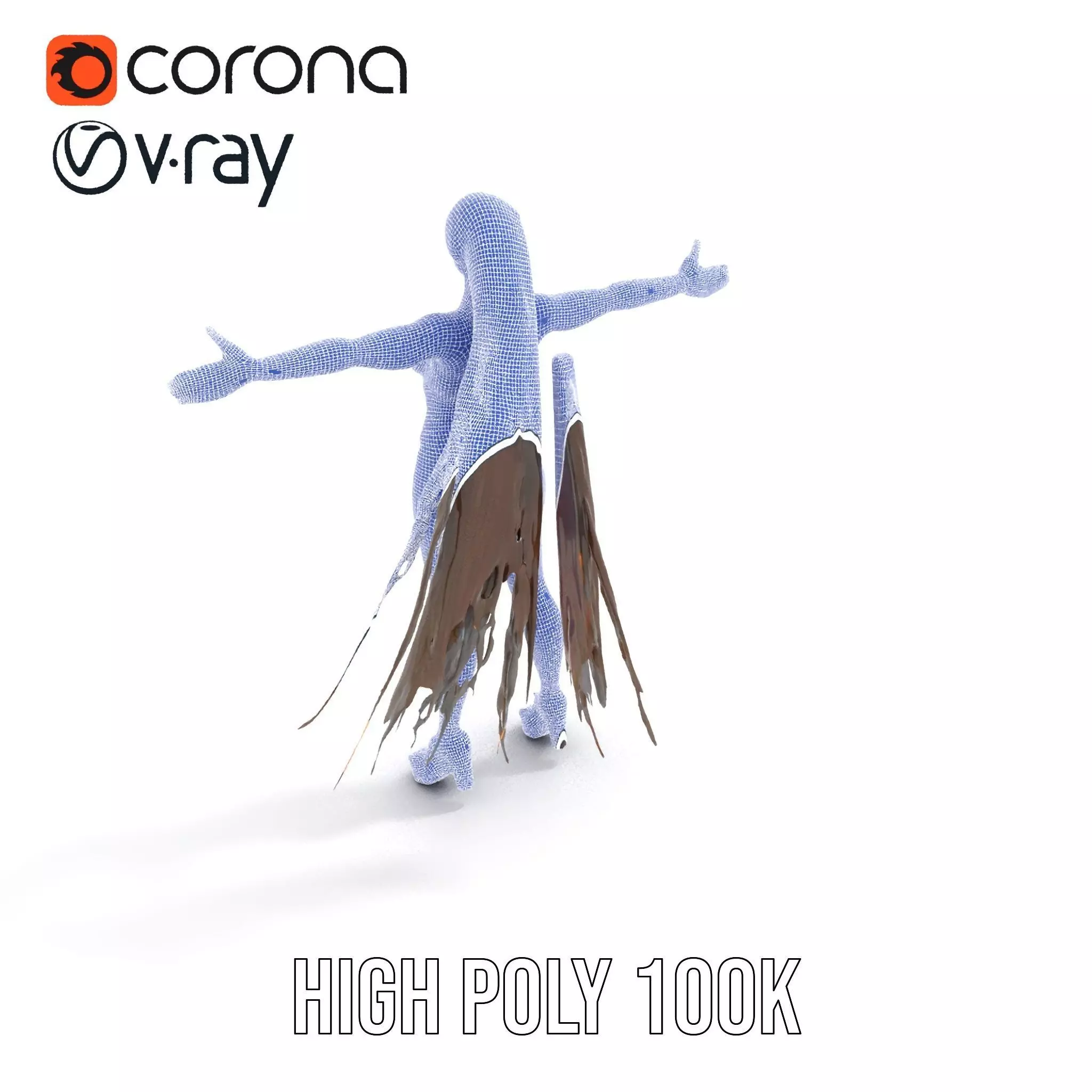 Dynamic Red Bikini model pack Low-poly 3D model_18