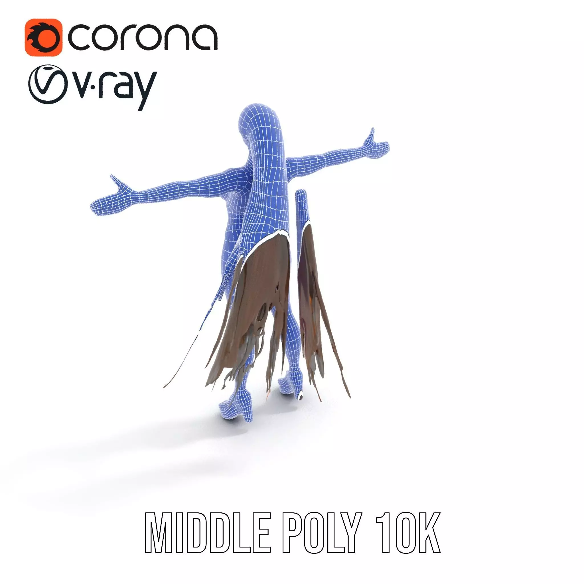 Dynamic Red Bikini model pack Low-poly 3D model_19