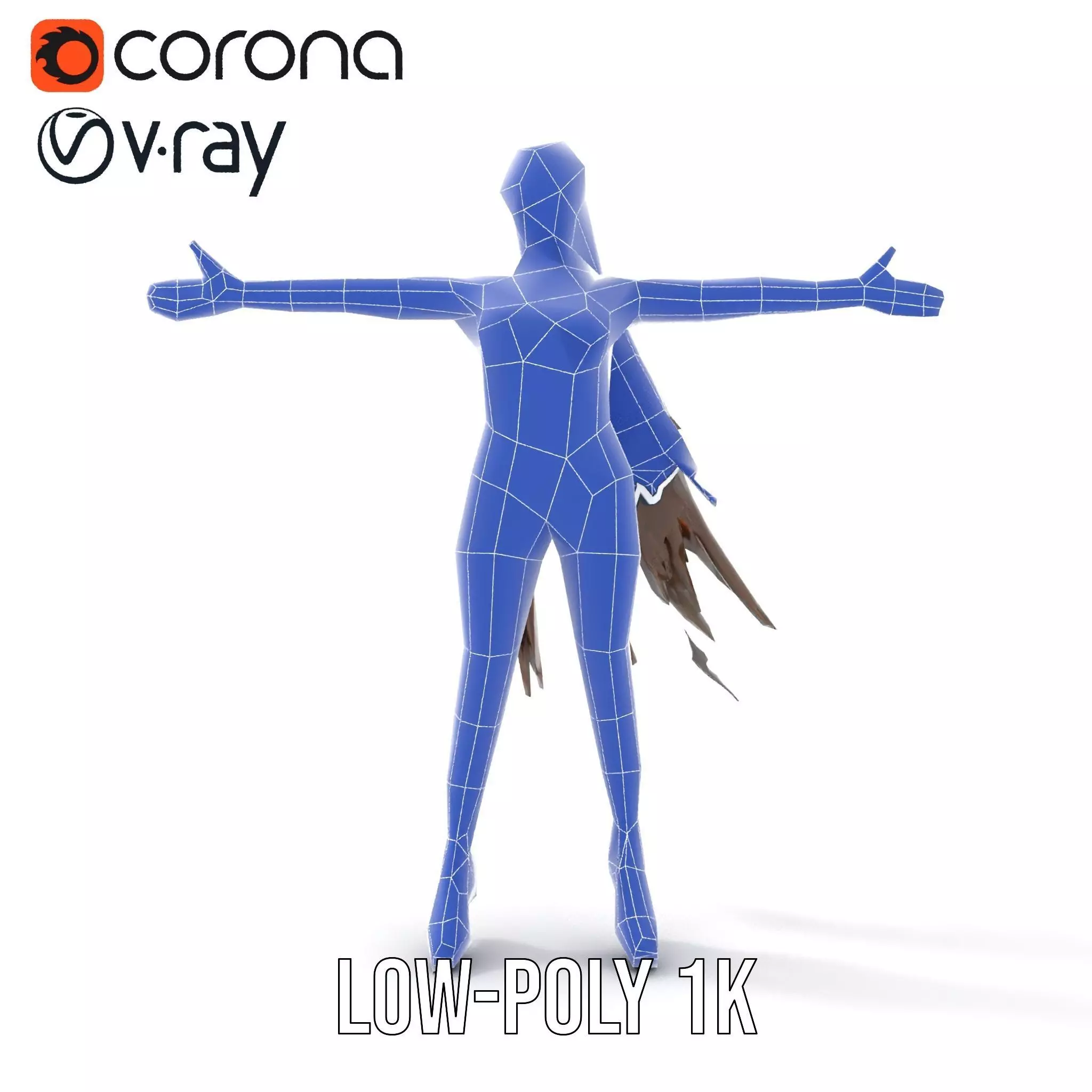 Dynamic Red Bikini model pack Low-poly 3D model_31