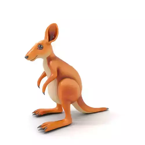 Charming Kangaroo model pack