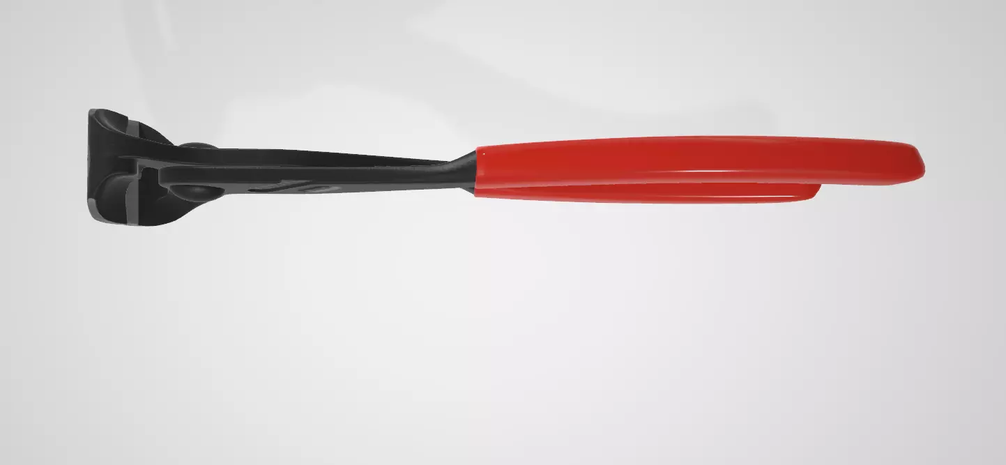 Knipex  End Cutting Nippers Low-poly 3D model_6