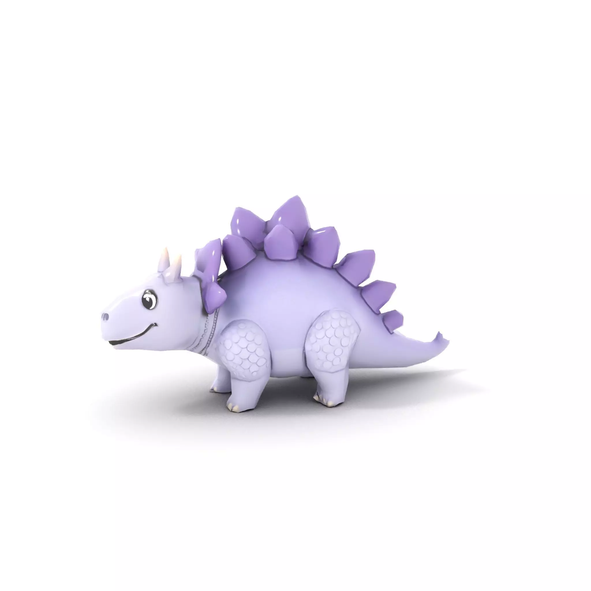 Lilac Dinosaur Toy model pack Low-poly 3D model_19