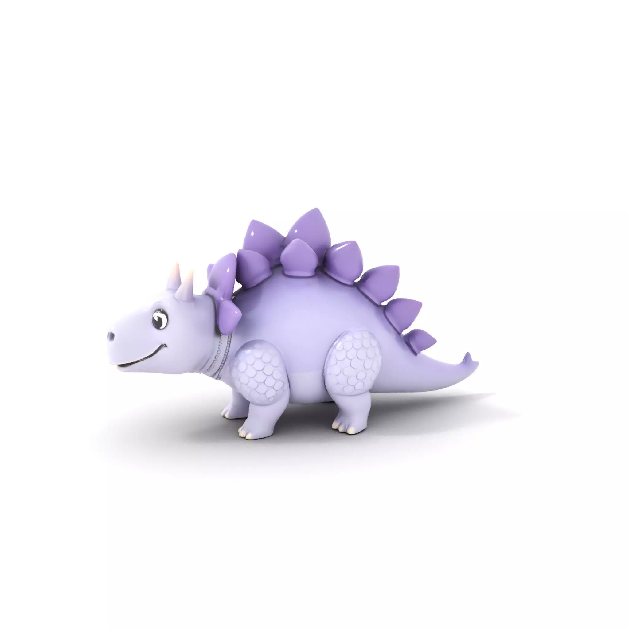 Lilac Dinosaur Toy model pack Low-poly 3D model_13