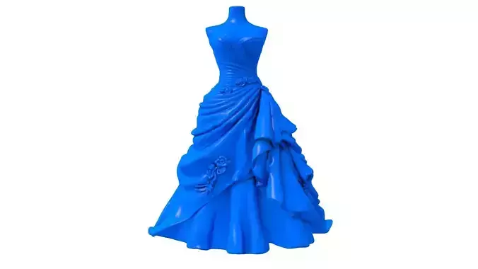 bridal gown -  bridal dress - Cartoon Bride - curly hair bride 