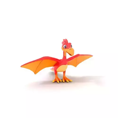 Bright Pterosaur Character model pack