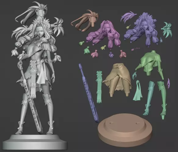 Quetzalcoatl Fate Grand Order 3D Printable High Detail Statue 3D print model_1