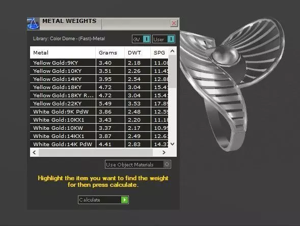 Celestial Fan Ring 19MM-4gm 3D print model_6