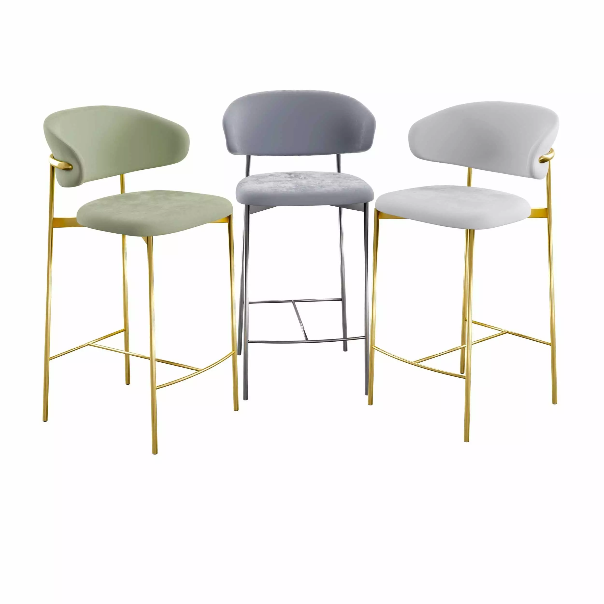 calligaris Oleandro Counter Stool 3D model_0